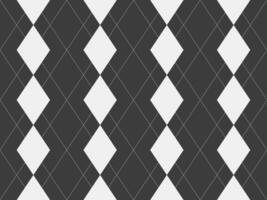 Stylish monochrome diamond pattern. Geometric background ideal for website banners, presentations, or textile designs. Clean, modern aesthetic offers versatile application. vector