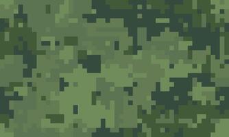 Abstract digital camouflage pattern in shades of green. Ideal for backgrounds, textures, or militarythemed designs. vector
