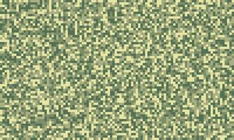 Abstract pixelated camouflage pattern in muted greens and beige. Perfect for backgrounds, textiles, or militarythemed designs. vector