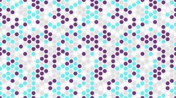 Abstract seamless pattern with teal, purple, and grey circles on white background. Modern geometric design perfect for textiles, website backgrounds, or vibrant branding. vector