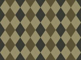 Elegant argyle pattern in muted greens and browns. Perfect for backgrounds, textures, or stylish design projects. Subtle sophistication meets classic design. Versatile and timeless aesthetic. vector