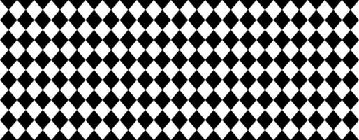 Harlequin diamond pattern. Classic black and white geometric design. Perfect for backgrounds, textiles, or website design. Stylish, versatile, and visually striking. vector