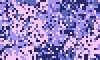 Abstract pixel art background. A mesmerizing blend of lavender and navy squares creates a dynamic, modern design ideal for tech, websites, or presentations. vector