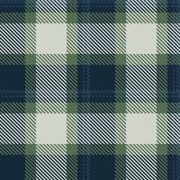 Long seamless tartan textile, man texture pattern . Baby plaid fabric background check in dark and white colors. vector