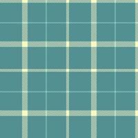 Fluffy background plaid tartan, mix textile texture . New year seamless pattern fabric check in cyan and light colors. vector