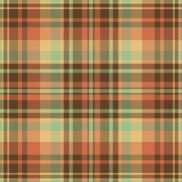 Elegant autumnal plaid pattern in warm earth tones. Perfect for fallthemed designs, textile prints, or website backgrounds. The muted color palette evokes a sense of cozy comfort and rustic charm. vector