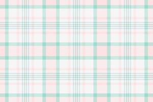 Elegant pastel plaid pattern in soft pink and mint green. Perfect for textile design, wallpaper, website backgrounds, or crafting projects. vector