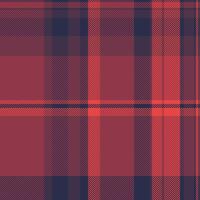 Elegant red and navy plaid pattern. Perfect for textile design, apparel, or website backgrounds. This timeless, sophisticated texture evokes warmth and comfort, ideal for fall and winter themes. vector