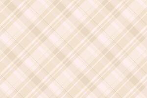 Vibrant pattern background textile, checker plaid tartan texture. 1970s seamless check fabric in light and linen colors. vector