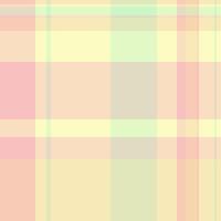 Top texture plaid background, japanese textile pattern. Cell tartan check fabric seamless in light color. vector