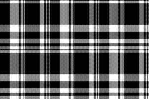 Installing fabric tartan , wear check pattern textile. Mockup background texture seamless plaid in black and white colors. vector