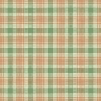 Fall seamless textile check, post fabric background tartan. Multicultural plaid pattern texture in light and orange colors. vector