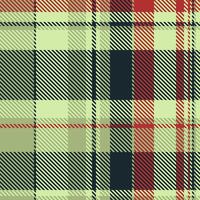 Elegant plaid pattern in muted greens, reds, and dark navy. Perfect for textile design, fall fashion, or adding a touch of sophisticated texture to your projects. vector