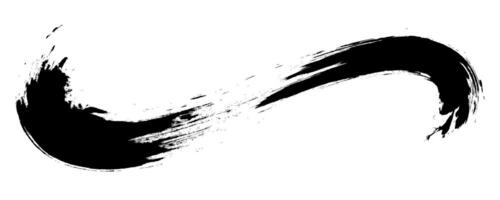 Infinity loop brush texture, ink, brush pattern, wave pattern brush stroke material, grunge texture on white background vector