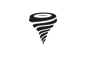 Tornado icon illustration on white background vector