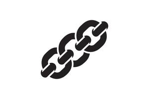 A black and white image of a chain link vector