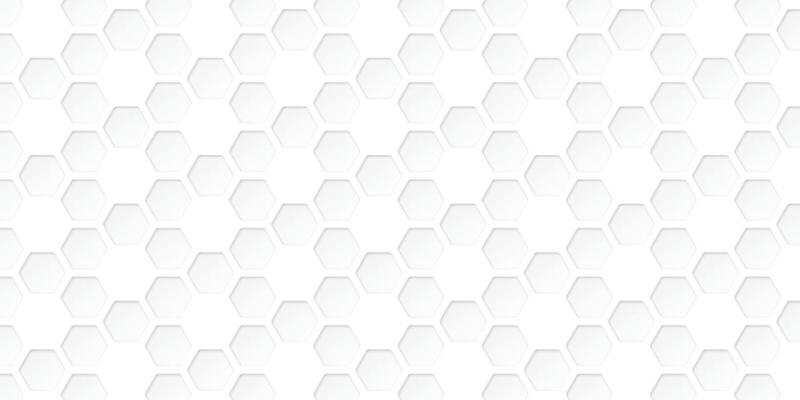 White hexagon soccer ball pattern paper cut style graphic illustration. Honeycomb monochromatic background.