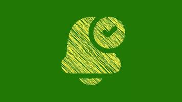 Subscribe Icon With Scribble Texture video