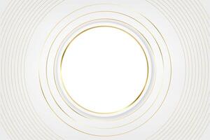 Round White abstract background design vector