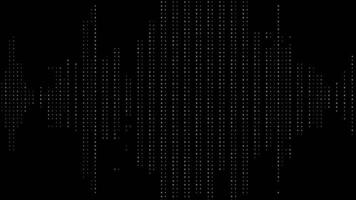 Sound visualization with dynamic dots video