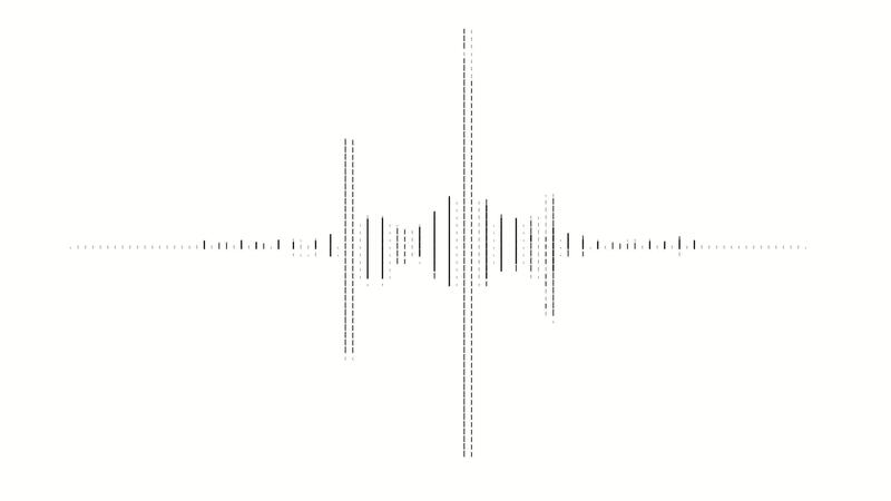 Audio Waveform Animation, Electronic Sound 58001344 Stock Video at Vecteezy