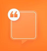quote box, quotation frame design, vector