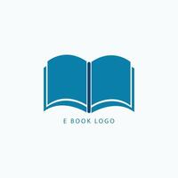 This is flat book logo design vector