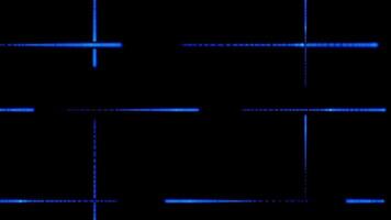 Abstract loop blue green glowing lines animation video
