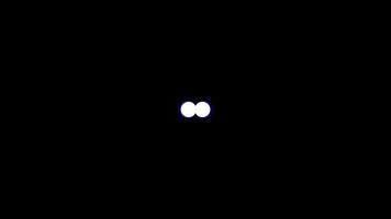 Glicth Preloader Animation With Looping Effect On A Dark Background video