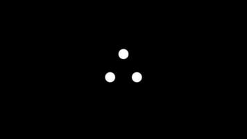 Glitch Loopable Loading Triangle Dots Animation For Websites And Apps video