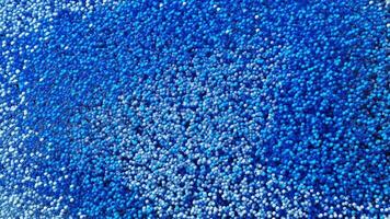 3d render of abstract loop particle flow animation with 3d small particle in blue color video
