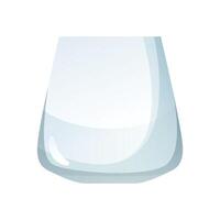 Cup of glass for wine without handler free design illustration with simple shape clear color. Perfect for asset or template drink and food business vector