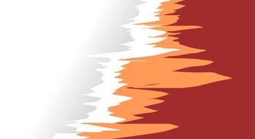 Abstract red paper grunge background vector
