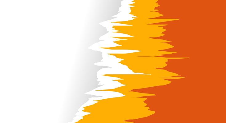 Abstract orange paper grunge background