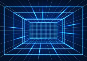 Technology background, square shape, arranged in a grid, conveying access to digital database through the network, illustration, poster, wallpaper. vector