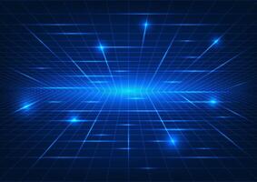 Abstract technology background. Grid lines overlay to create an interesting and high-tech dimension. Represents network technology that transmits internet data to electronic devices. vector