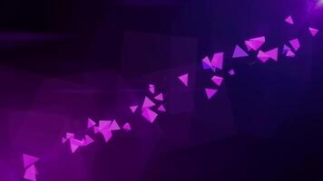 purple floating crystals with gradient backgrounds and 3d cubes background animation video