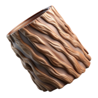 stunning creative Abstract Bark Texture Transparent Background Isolated Element premium png
