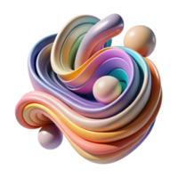wonderful rustic Abstract Creative Process Isolated with Flowing Lines and Colors exclusive png