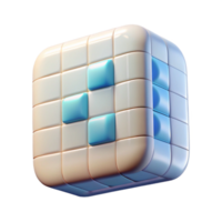 elegant minimalist Abstract Data Grid Transparent Element with Square Pattern exclusive png