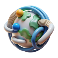 serene creative Abstract Data Stream Representing World Creation Cutout exclusive png