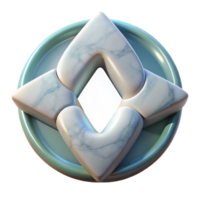 wonderful vintage Abstract Evolution Symbol with Soft Lighting Transparent Background original png