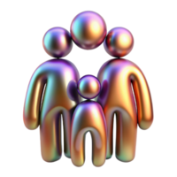beautiful classic Abstract Family Silhouette Isolated Element high resolution png