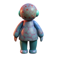 wonderful creative Abstract Fear Figure Isolated Back View detailed png