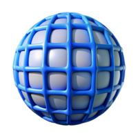 impressive rustic Abstract Grid Cutout with Blue Lines high resolution png