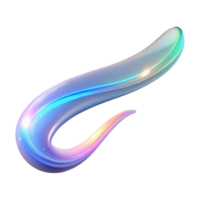 wonderful contemporary Abstract Light Streak Isolated on Transparent Background premium png
