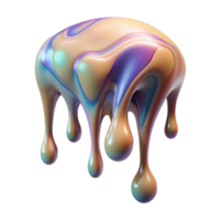 wonderful abstract Abstract Paint Drip Isolated on Transparent Background detailed png