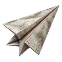 extraordinary rustic Abstract Paper Airplane Folded Paper Isolated detailed png