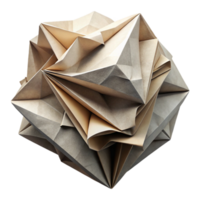 extraordinary artistic Abstract Paper Texture Folded and Crumpled Isolated authentic png