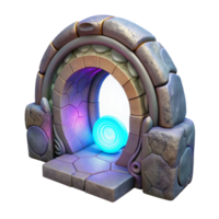 magnificent vintage Abstract Portal Isolated on Transparent Background original png